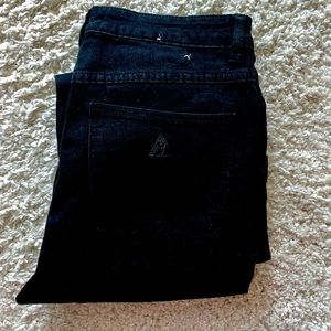 Princess Polly Abrand Black High Rise Jeans